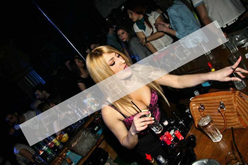 Η Ιωάννα Τούνη σε νυχτερινή έξοδο πριν από χρόνια.