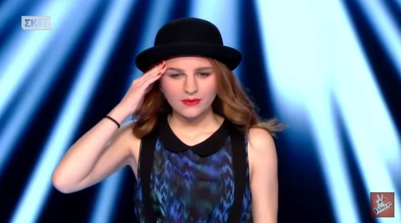 The Voice - Παίκτρια τα "χάνει" επί σκηνής!