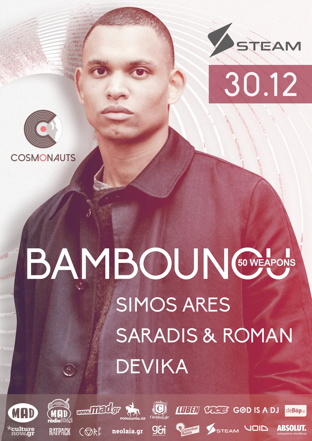Αφίσα για το event Cosmonauts στο Steam με τον Bambounou.