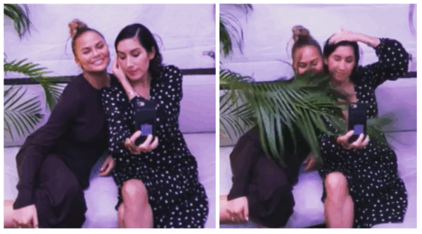 Βίντεο: η Chrissy Teigen έφαγε “σφαλιάρα” από φοίνικα!
