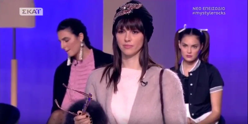 Η Ραμόνα Βλαντή στο πλατό του My Style Rocks.