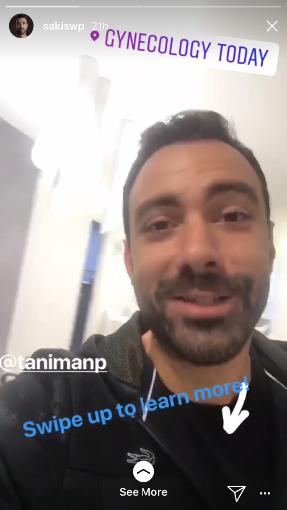 Ο Σάκης Τανιμανίδης σε στιγμιότυπο από Instagram story.