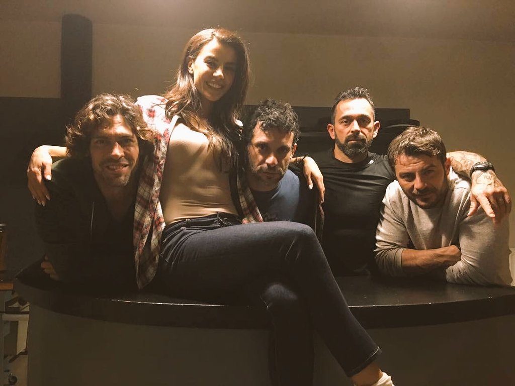 Ο Γιώργος Αγγελόπουλος, η Ειρήνη Παπαδοπούλου, ο Γιάννης Σπαλιάρας, ο Γιώργος Χρανιώτης και ο Bo.
