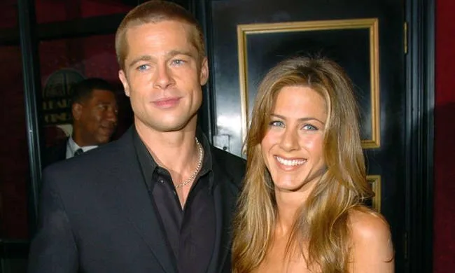 Ο Brad Pitt και η Jennifer Aniston σε κοινή τους εμφάνιση.