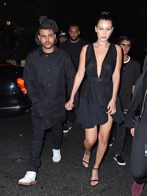 Η Bella Hadid και ο The Weeknd σε κοινή τους εμφάνιση.