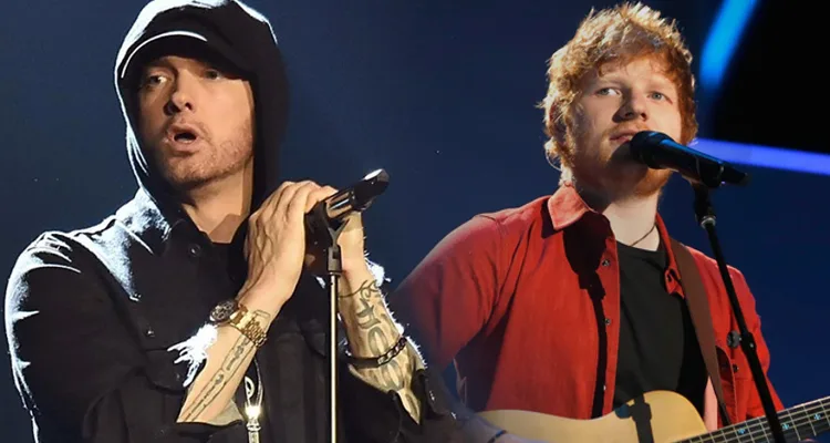 Ο Eminem και ο Ed Sheeran στη σκηνή