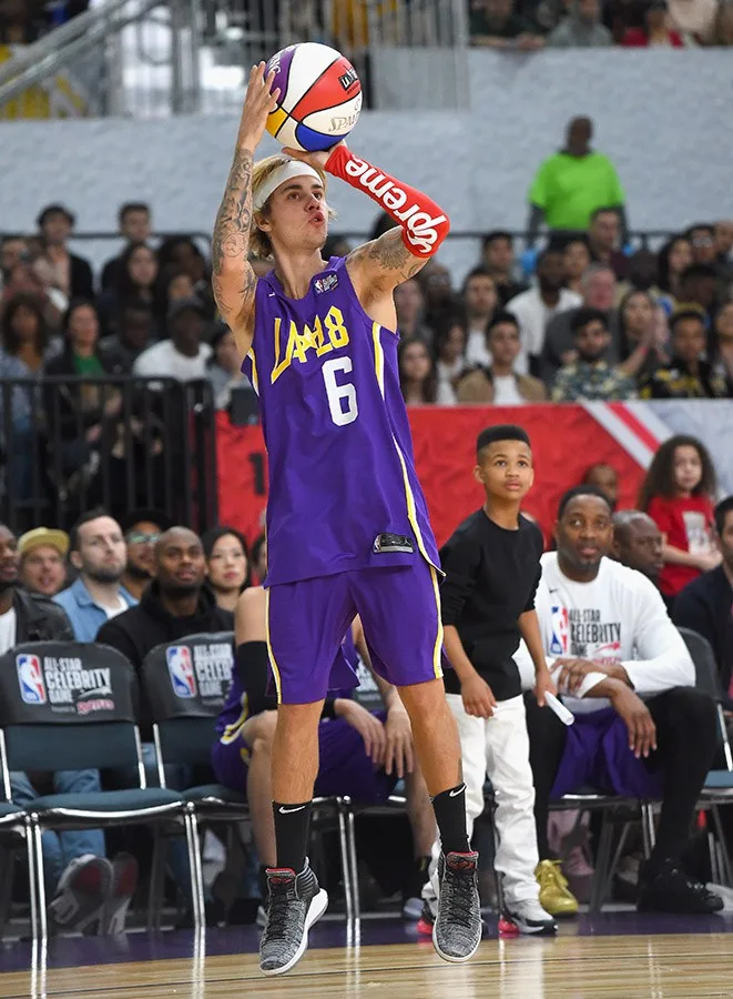 Justin Bieber στο All-Star Celebrity Game