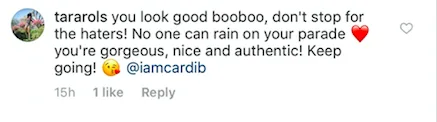 Haters άσκησαν κριτική στη Cardi B