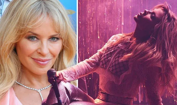 Η Kylie Minogue σε κολάζ φωτογραφιών.