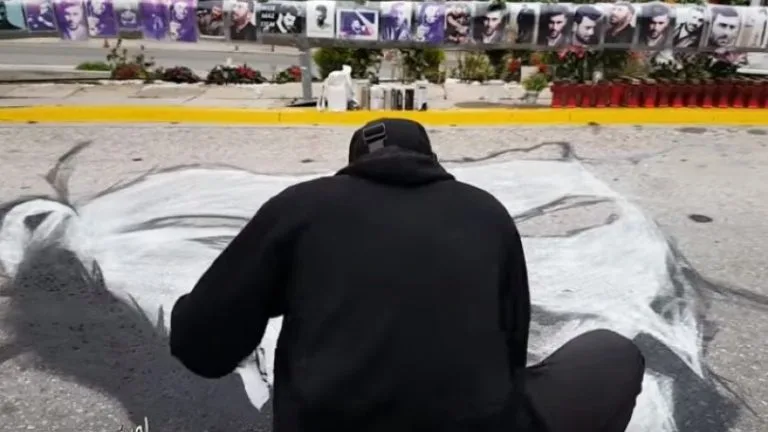 graffiti στη μνήμη του Παντελή Παντελίδη