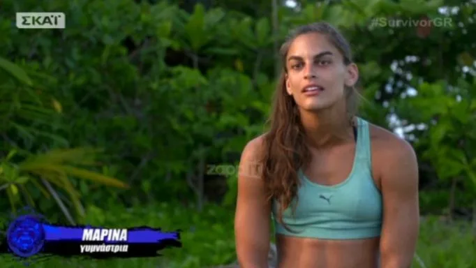 Παίκτρια των Μαχητών από το Survivor 2 σε συνέντευξη.