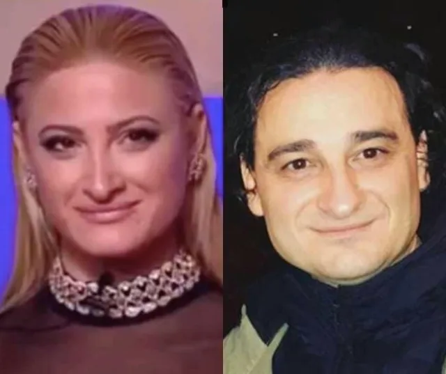 Η Ιωάννα Τούνη και ο Βασίλης Χαραλαμπόπουλος σε στιγμιότυπα που δείχνουν την ομοιότητά τους, για την οποία απαντά η influencer.