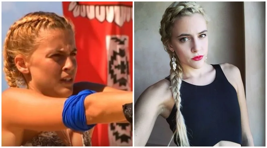 Κοπέλα από το Survivor 2 σε σύγκριση εμφάνισης στο παιχνίδι και στο Instagram.