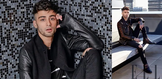 Ο Zayn Malik ποζάρει για το περιοδικό Elle.