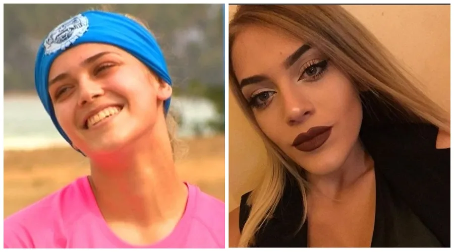 Κοπέλα από το Survivor 2 σε σύγκριση εμφάνισης στο παιχνίδι και στο Instagram.