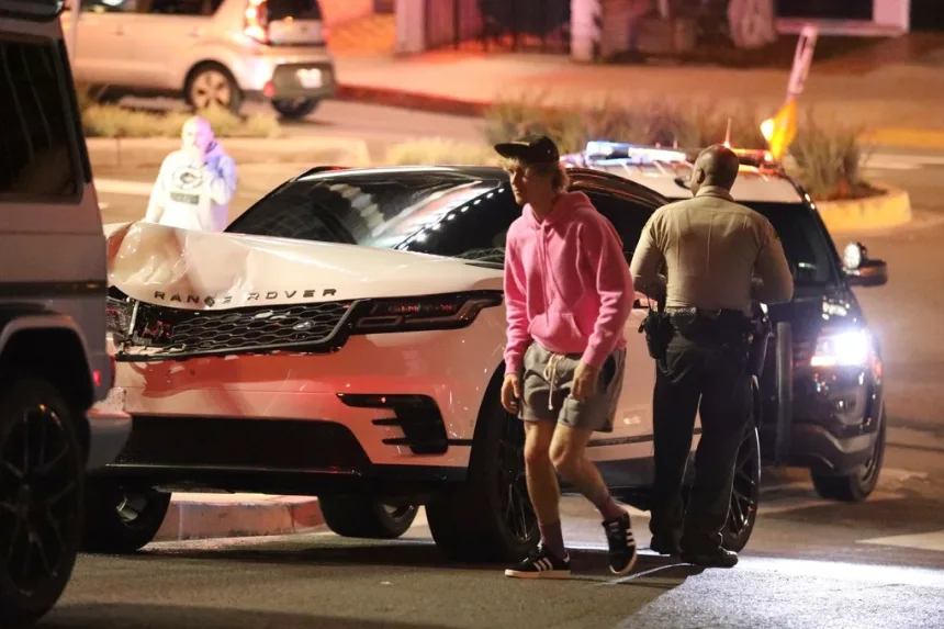 Justin Bieber τράκαρε