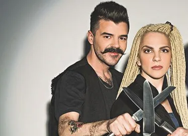 Ο Βασίλης Χατζόπουλος και η Ηλέκτρα από το MasterChef 2.