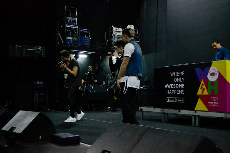 backstage φωτογραφίες από το WOAH Fest
