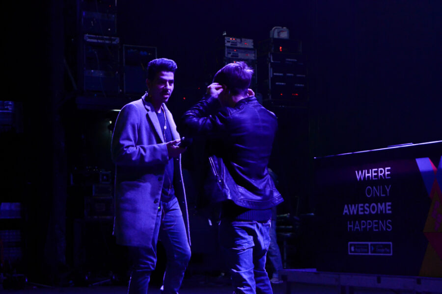 backstage φωτογραφίες από το WOAH Fest