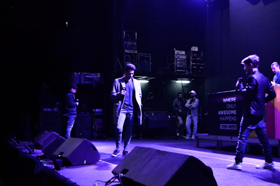 backstage φωτογραφίες από το WOAH Fest