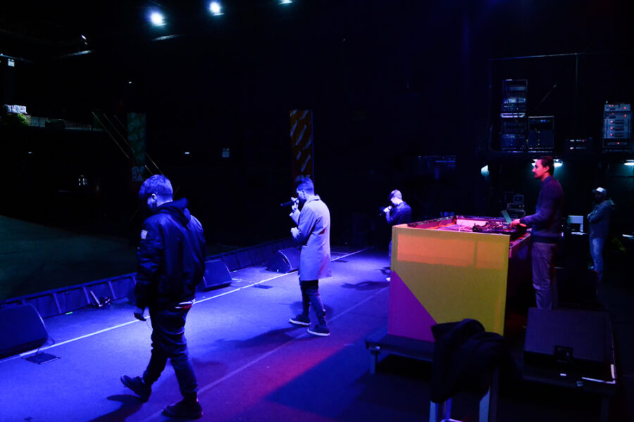 backstage φωτογραφίες από το WOAH Fest
