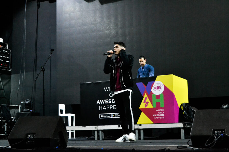 backstage φωτογραφίες από το WOAH Fest