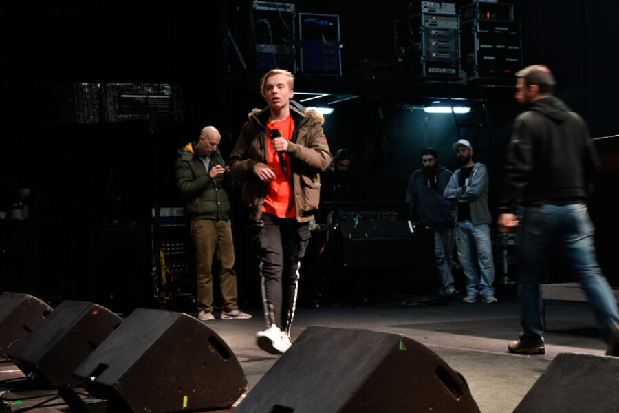 backstage φωτογραφίες από το WOAH Fest
