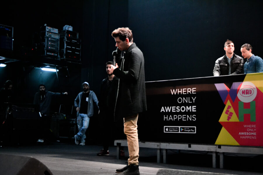 backstage φωτογραφίες από το WOAH Fest