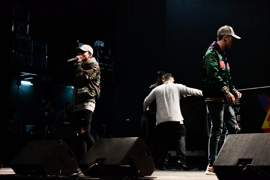 backstage φωτογραφίες από το WOAH Fest