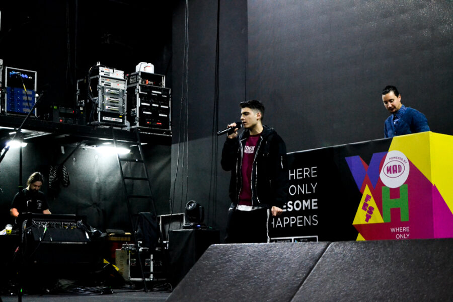 backstage φωτογραφίες από το WOAH Fest