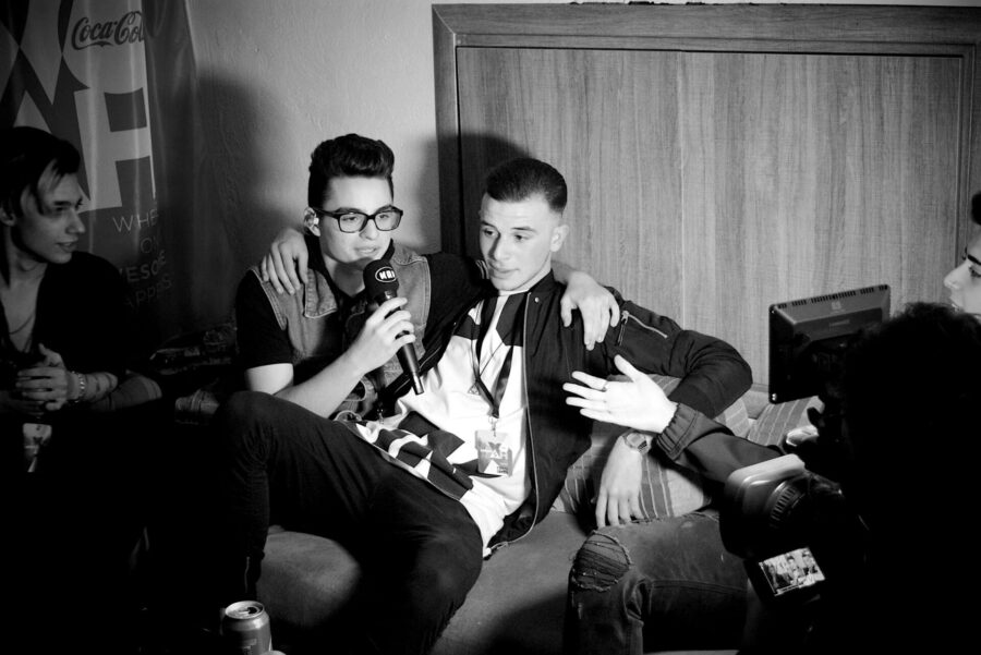 backstage φωτογραφίες από το WOAH Fest