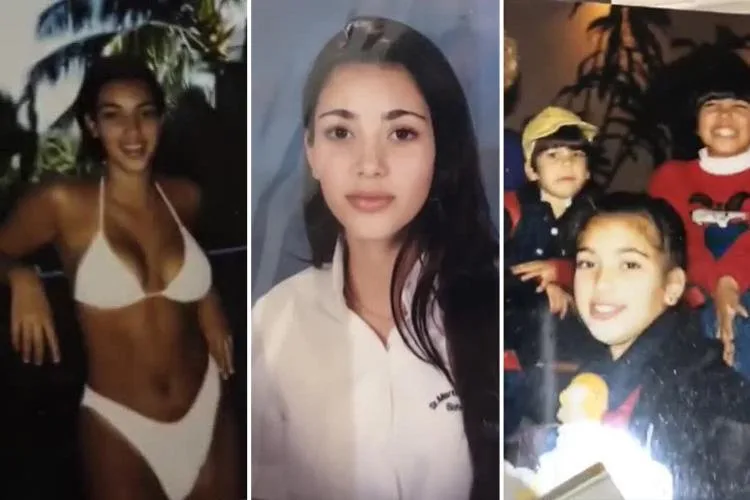 Kim Kardashian όταν ήταν μωρό