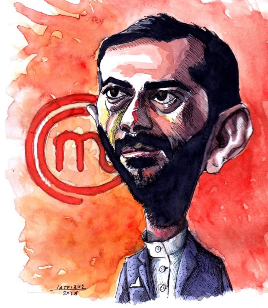 καρικατούρες τα πρόσωπα του MasterChef