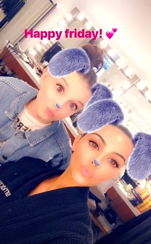 Kim Kardashian και Millie Bobby Brown
