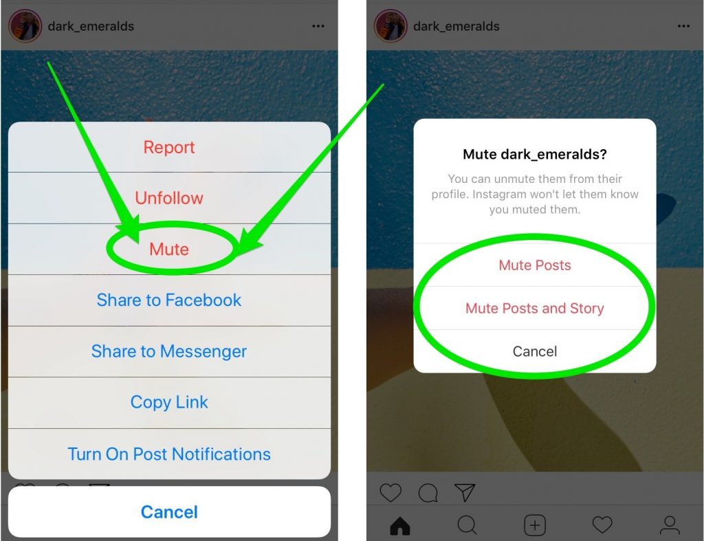 κάνεις mute κάποιον στο Instagram