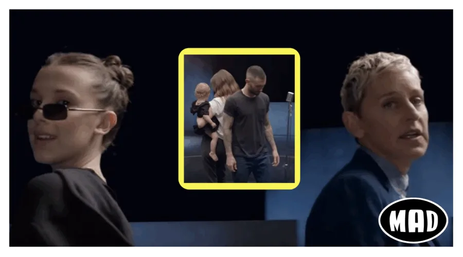 Στιγμιότυπο από το video clip των Maroon 5 με διάσημες προσωπικότητες.