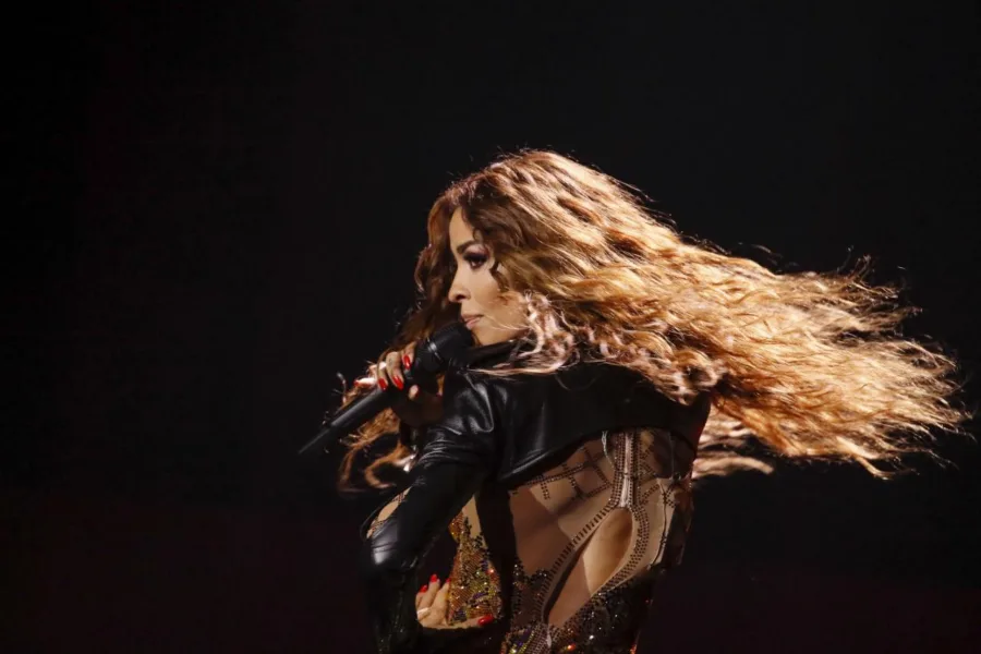 Η Ελένη Φουρέιρα στη σκηνή της Eurovision 2018