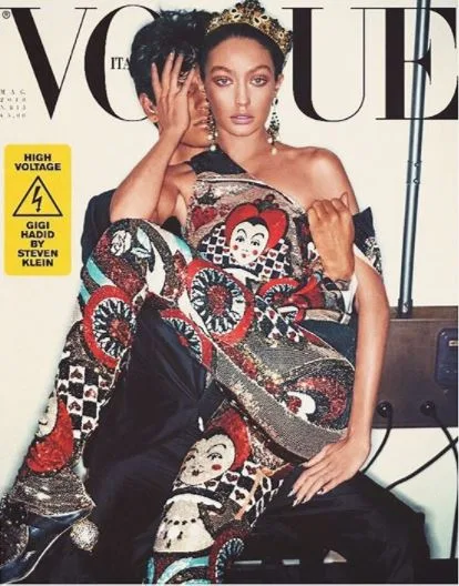 Η Gigi Hadid σε εξώφυλλο του περιοδικού Vogue Italia.