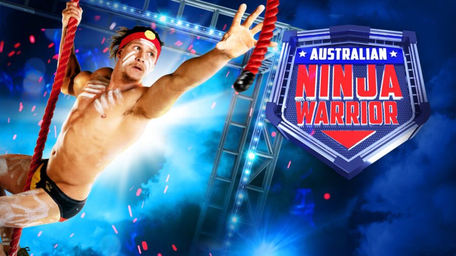 Άνδρας σε αγώνισμα του Ninja Warrior