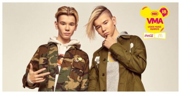 Οι Marcus & Martinus θα βρίσκονται στα Mad Video Music Awards 2018 by Coca-Cola and McDonald’s!