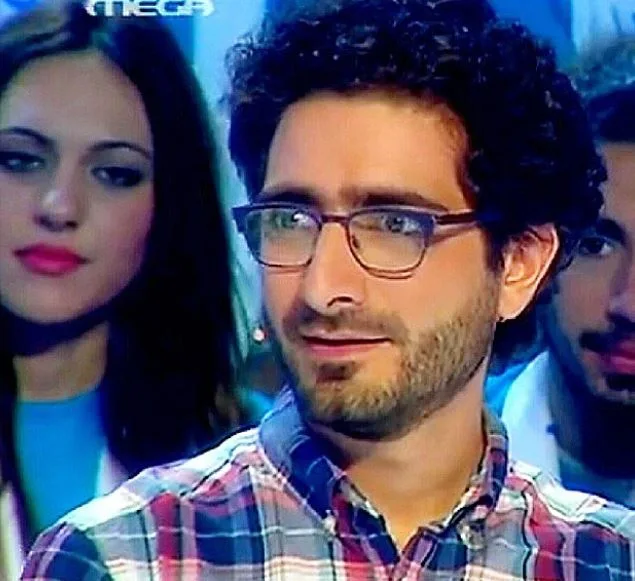 Η Κατερίνα από το Game of Love σε τηλεοπτικό πλάνο.