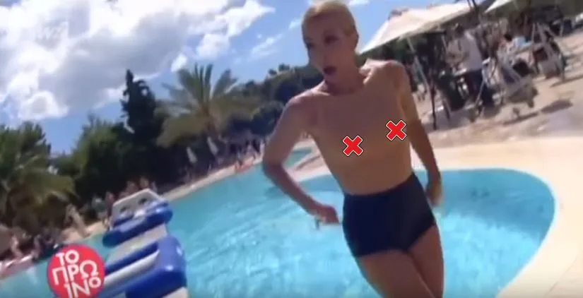 Τζένη Μελιτά μιλά για πρώτη φορά για το ατύχημα με το διάφανο μαγιό