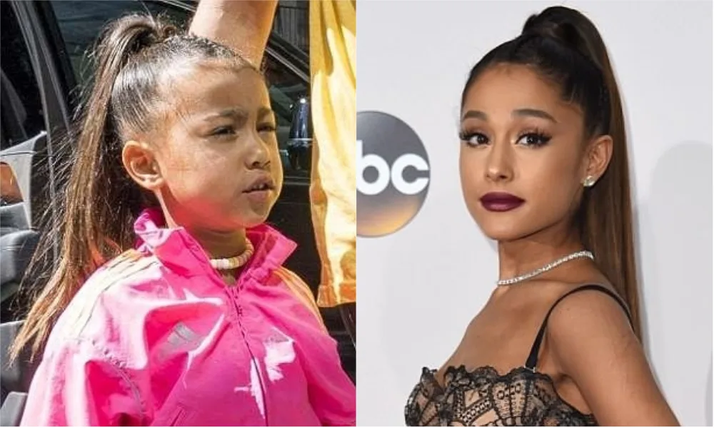 North West έγινε Ariana Grande