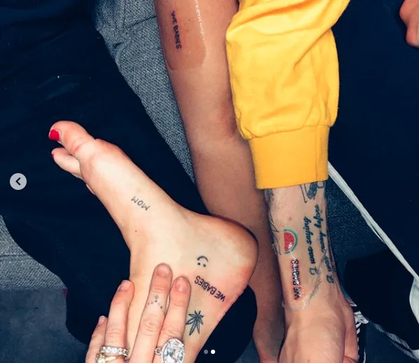 Pete Davidson τατουάζ