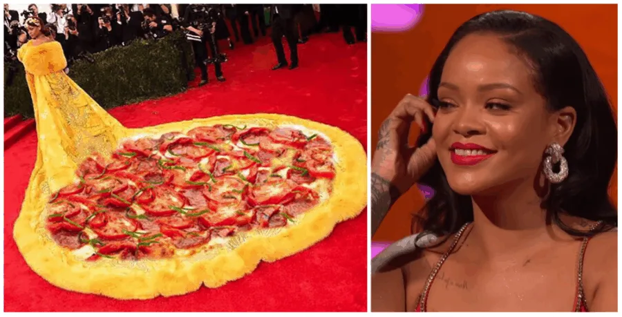 φόρεμα ομελέτα της Rihanna
