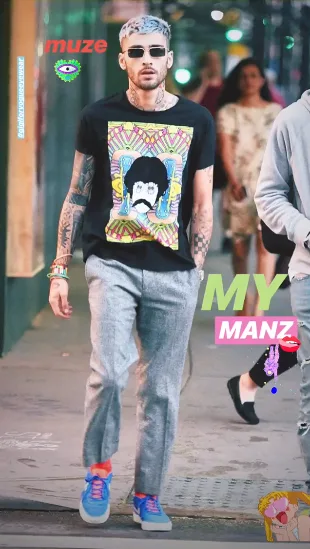 Zayn έβαψε τα μαλλιά του μπλε