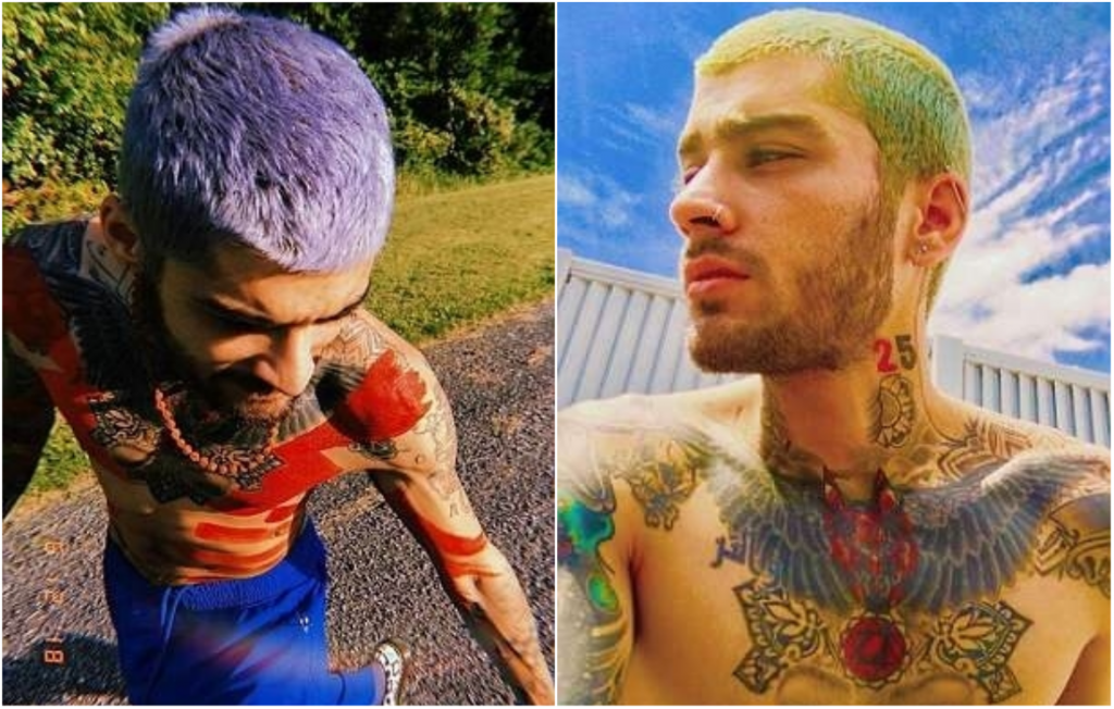 Zayn έβαψε τα μαλλιά του μπλε