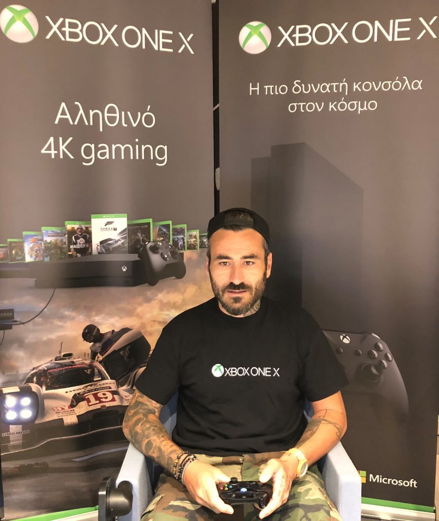 Ο Γιώργος Μαυρίδης παρουσιαστής στο Xbox Arena Festival