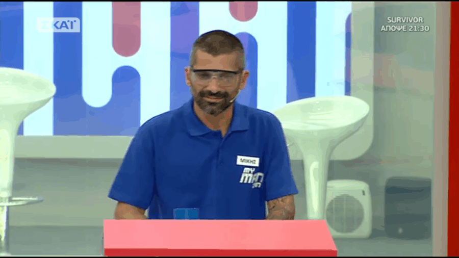 Ο σύντροφος της Ελισάβετ Δοβλιατίδου σε τηλεοπτική εκπομπή.