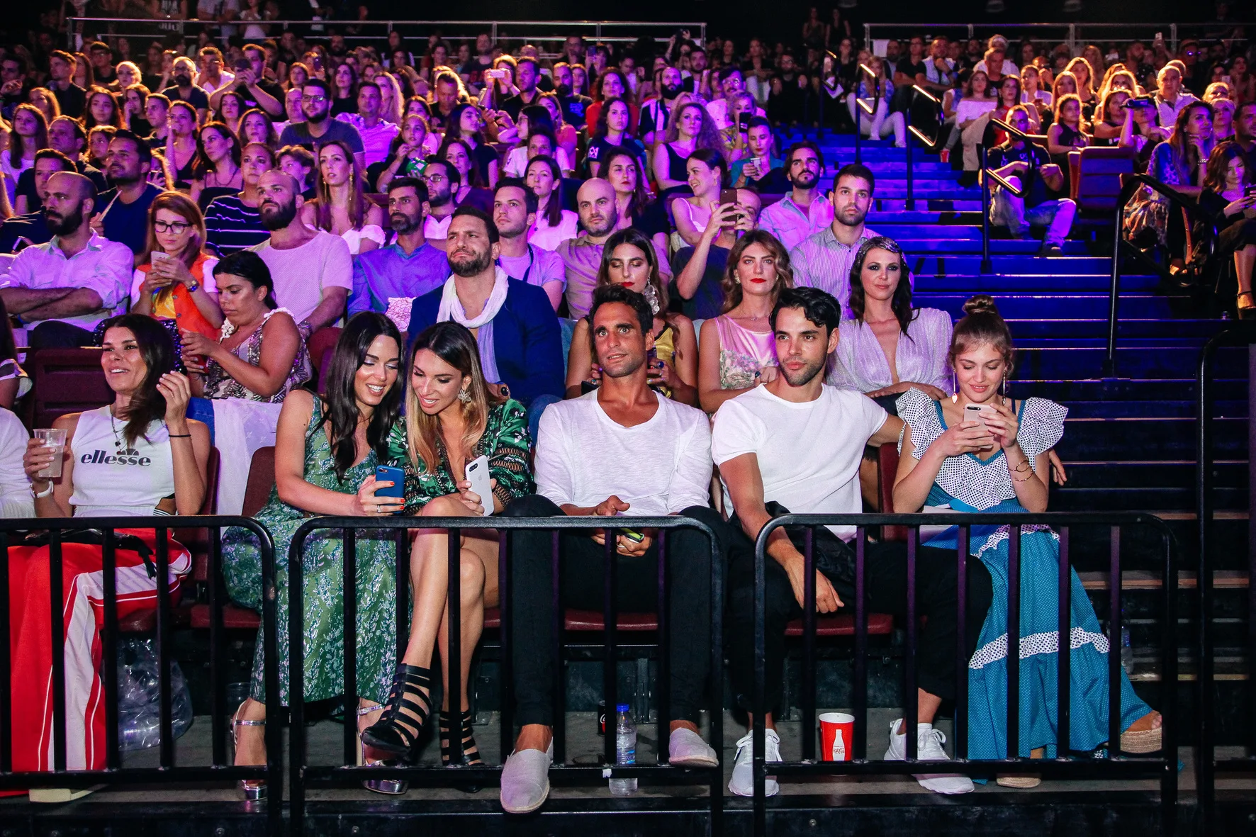 Celebrities και κοινό στις κερκίδες των Mad Video Music Awards 2018.